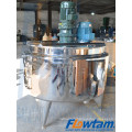 stainless steel high shear mixing tank with two motor